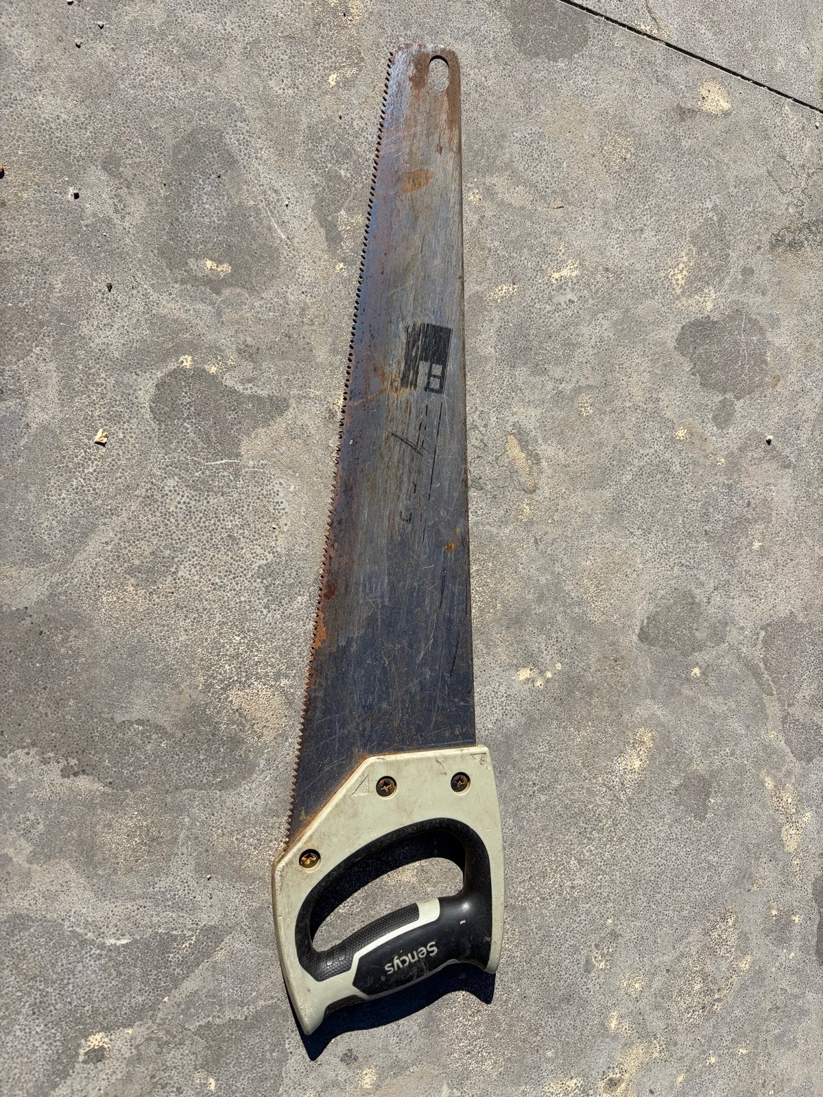 Gebruikte handzaag - Sencys, Tuin en Terras, Ophalen, Gebruikt, Handzaag