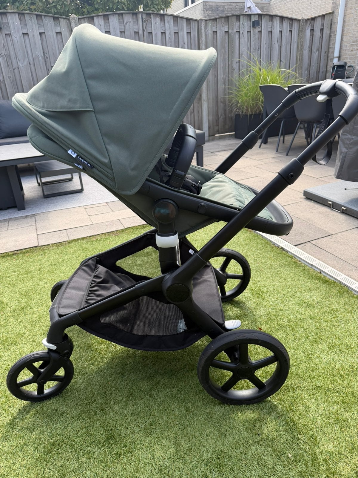bugaboo fox 5 forest green, Bugaboo, Zo goed als nieuw, Verstelbare duwstang, Ophalen