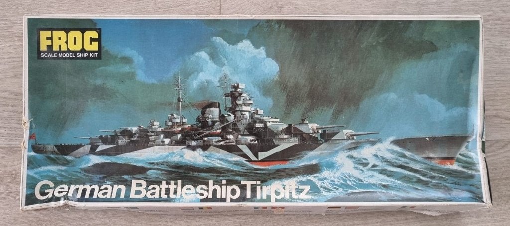 OPRUIMING: FROG F-134 Tirpitz 1:450, Overige merken, 1:200 of kleiner, FROG, Ophalen of Verzenden