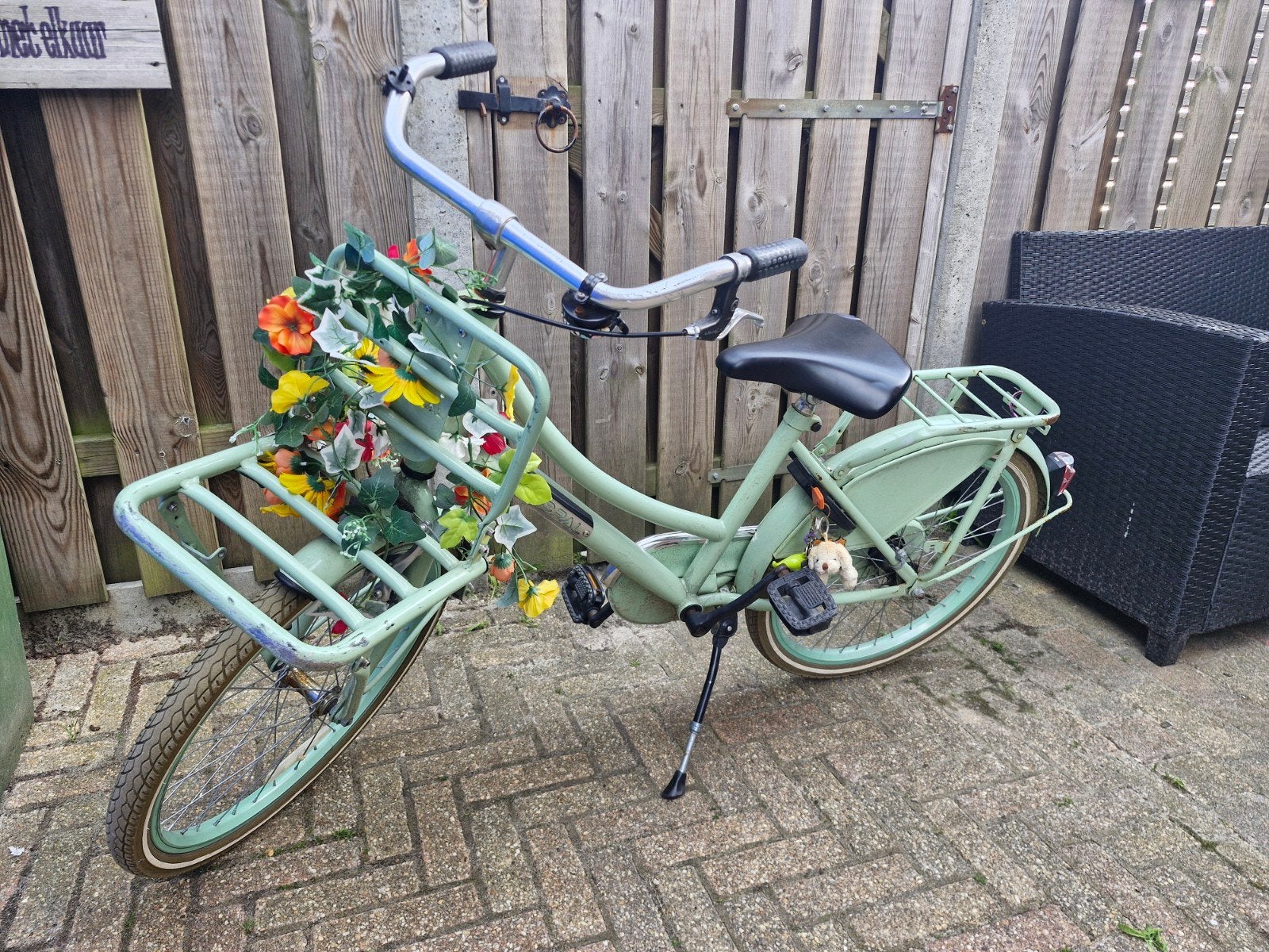 Popal / meisjes fiets / 22 INCH, Fietsen en Brommers, Gebruikt, 61 cm of meer, Ophalen of Verzenden, Minder dan 10 versnellingen