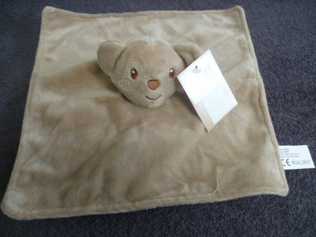 Bruin velours beren doekje lapje van Wibra nieuw, Ophalen of Verzenden, Nieuw, Overige typen, Wasbaar