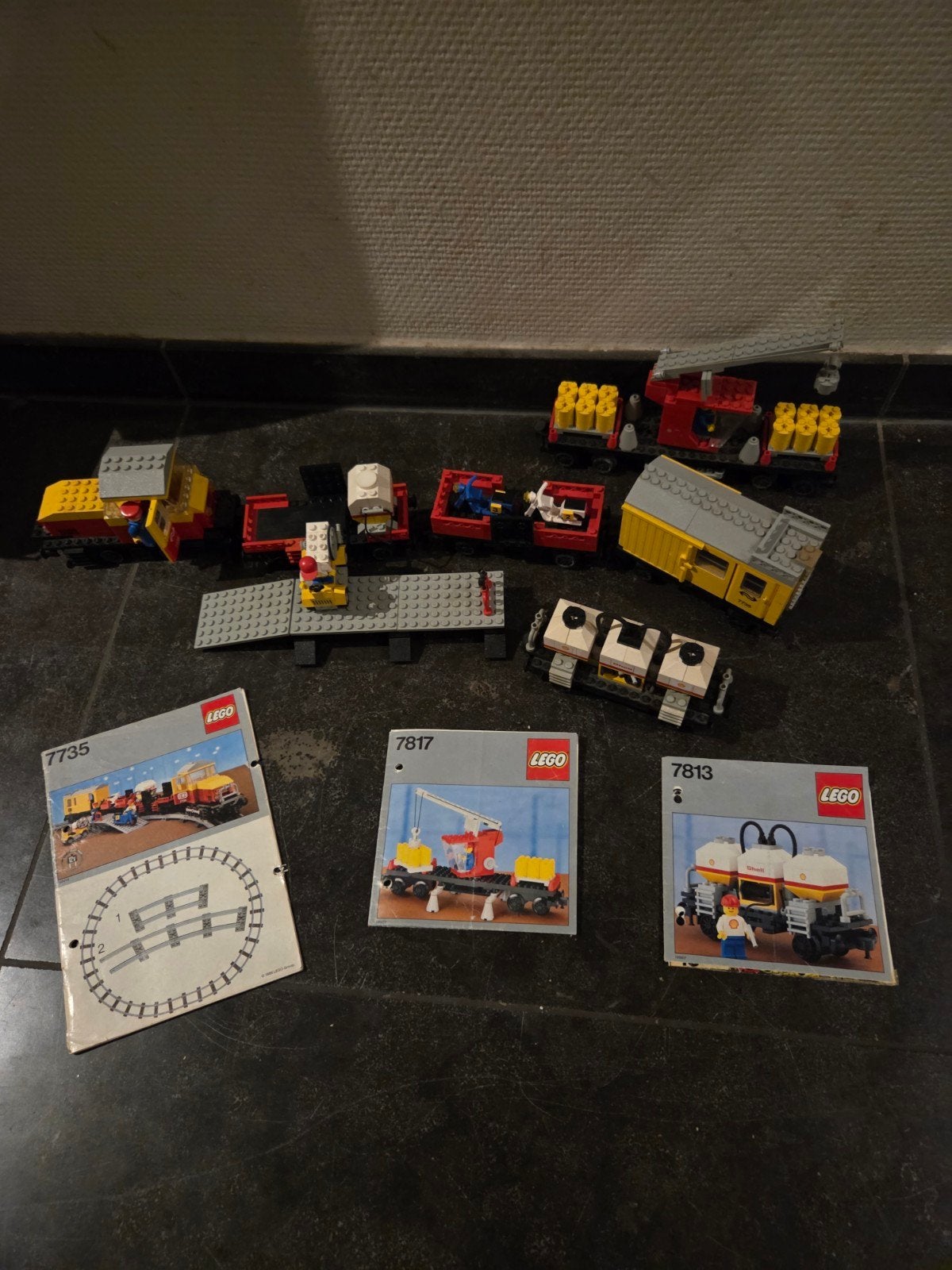 4 complete Lego sets met instructies: 7735, 7817, 7813, 7866, Ophalen of Verzenden, Gebruikt