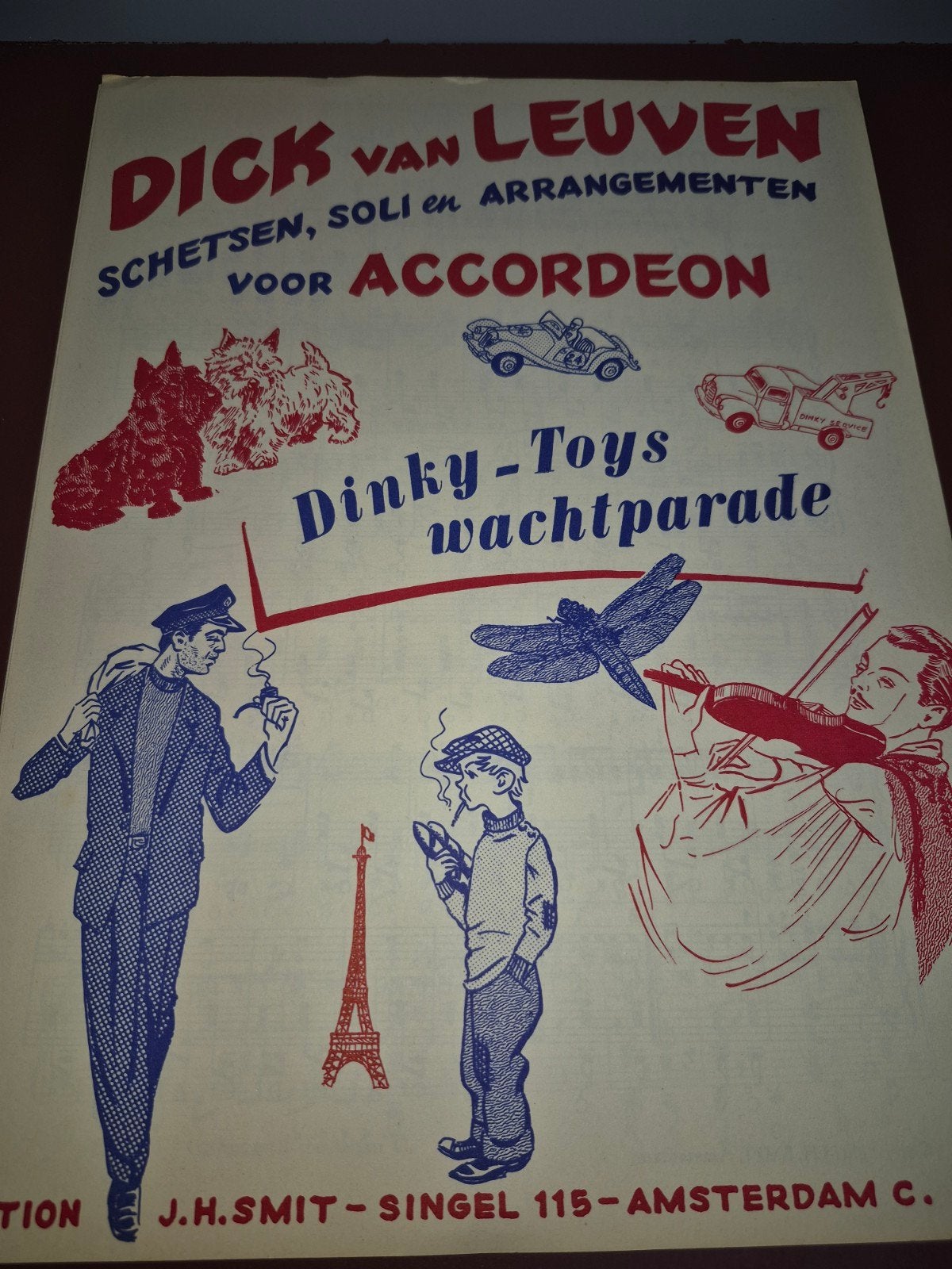 Dinky-Toys Wachtparade - Accordeon bladmuziek, Muziek en Instrumenten, Bladmuziek, Ophalen of Verzenden