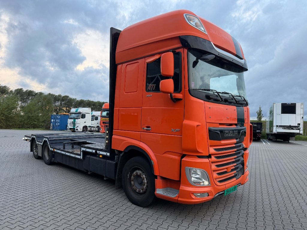DAF XF 480, OPRIJWAGEN/. MACHINE TRANSPORT., Auto's, Automaat, Euro 6, Overige kleuren, Bedrijf