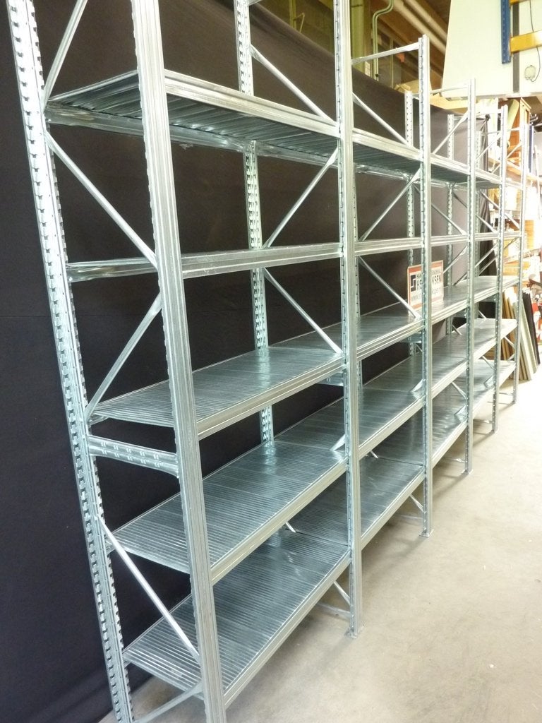 Voordeelset MetalSistem stelling / stellingkast staal partij, Gebruikt, Handelsonderneming Hendriksen, Ophalen of Verzenden, Munstermanstraat 6 - Hal 3 - Silvolde