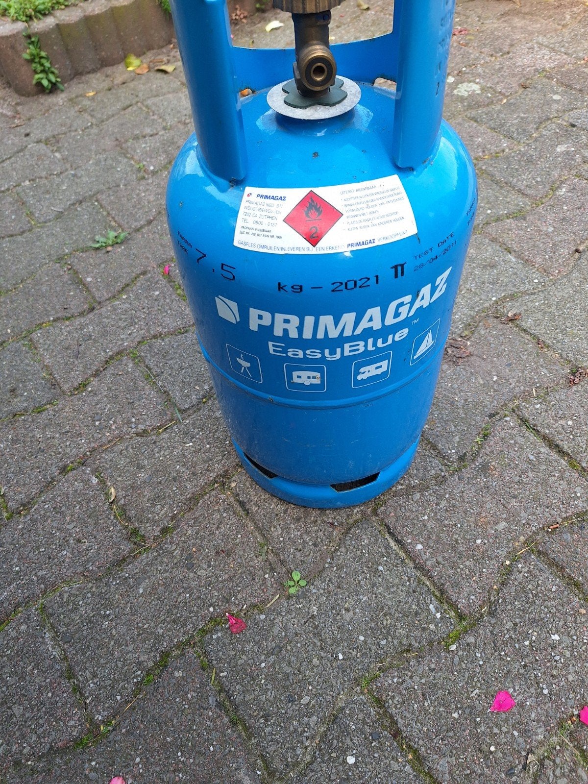 primagaz gasfles blauw, Caravans en Kamperen, Ophalen