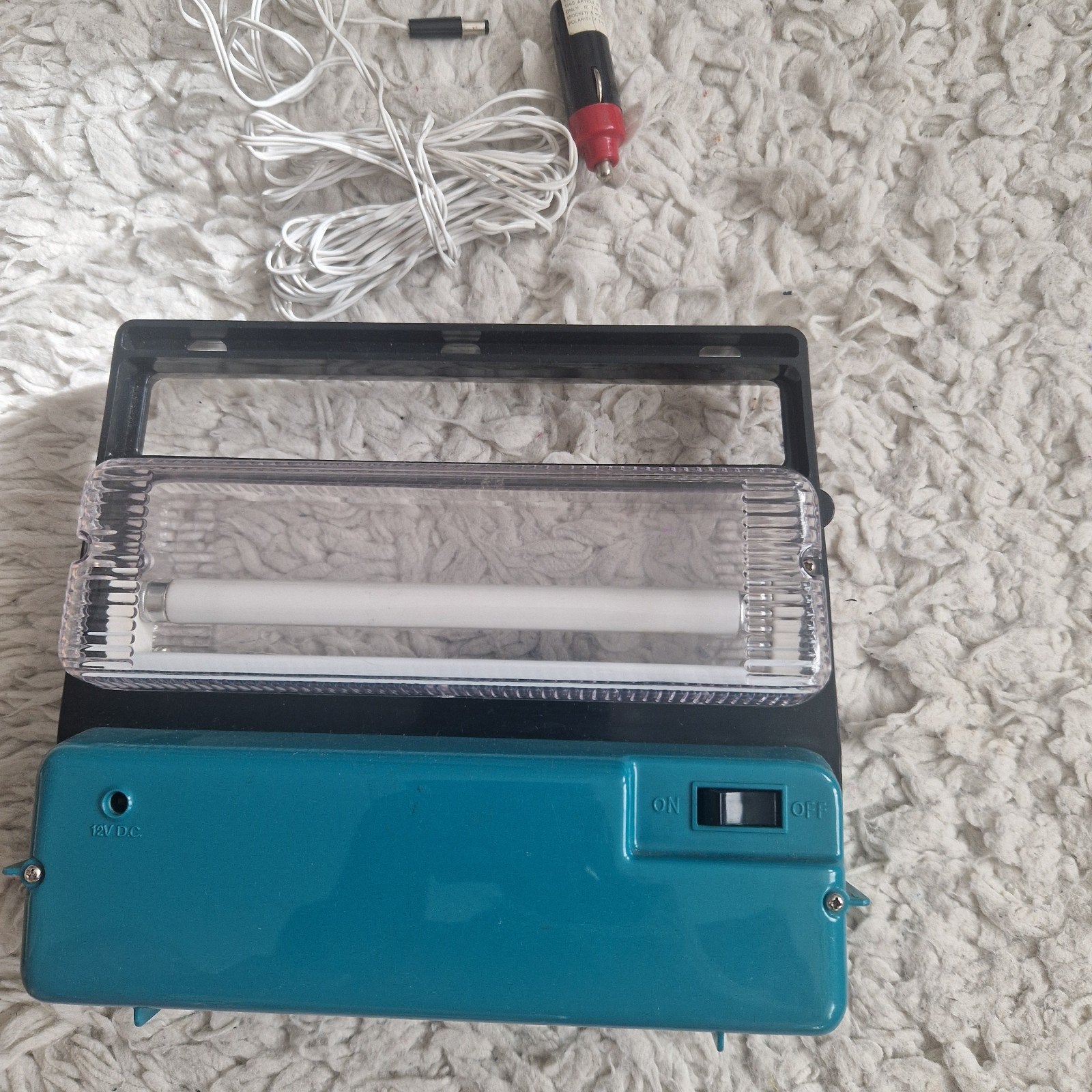 Vintage FL-75 Fluorescerende Campinglamp, Caravans en Kamperen, Ophalen of Verzenden, Gebruikt