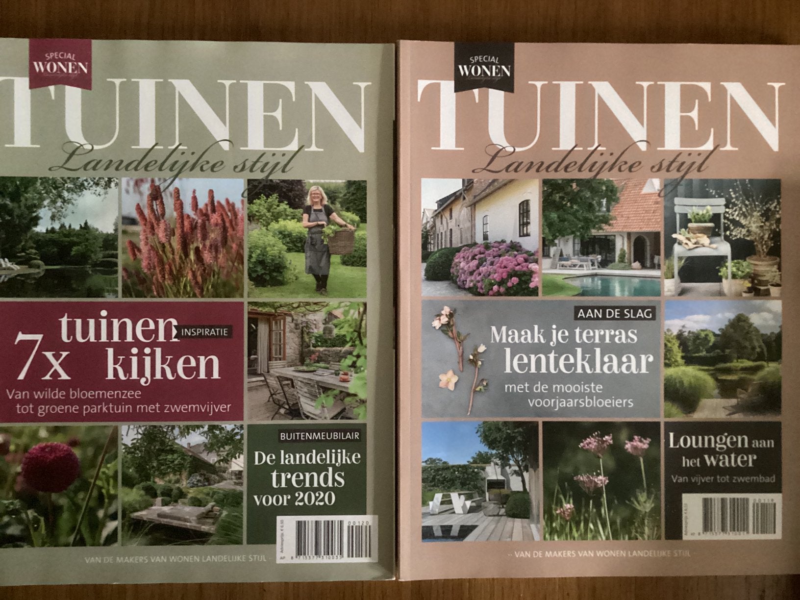 7x TUINEN landelijke stijl. (specials wonen landelijke stijl, Boeken, Ophalen of Verzenden, Zo goed als nieuw