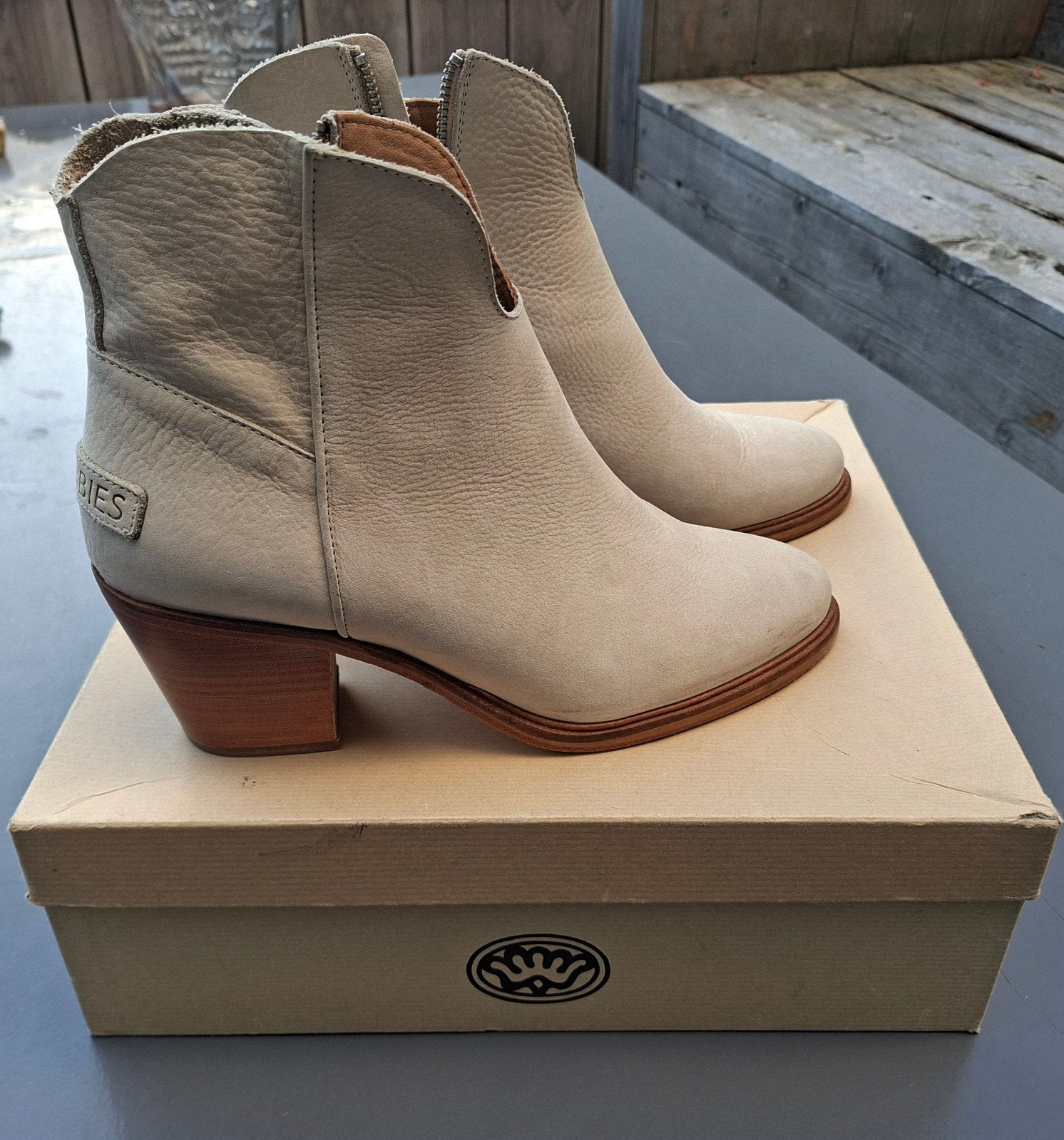 Shabbies Amsterdam Enkellaarzen - Maat 41, Shabbies Amsterdam, Beige, Lage of Enkellaarzen, Ophalen of Verzenden