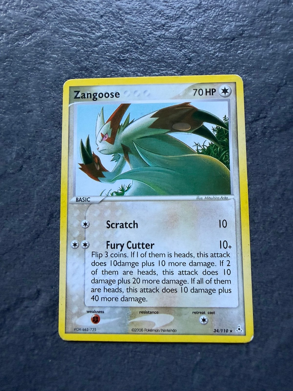 Zangoose, Hobby en Vrije tijd, Ophalen of Verzenden, Zo goed als nieuw