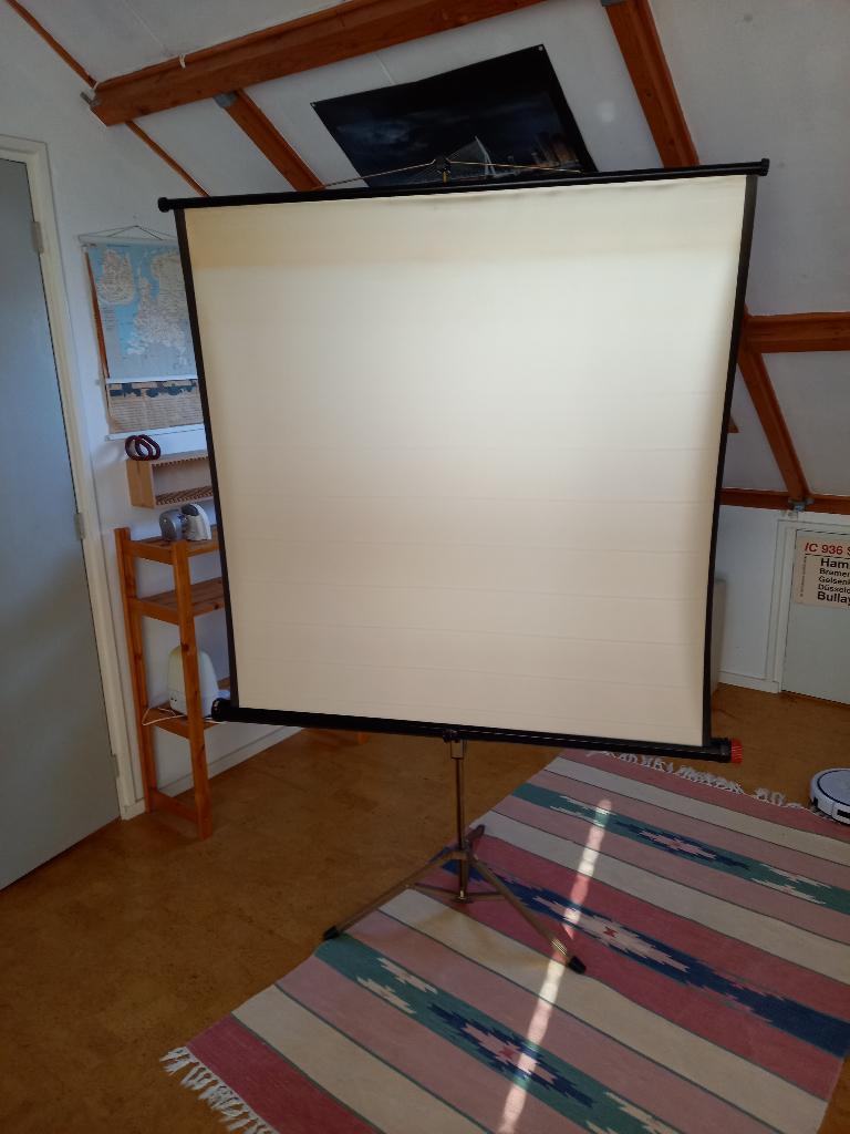 projectiescherm, Ophalen, Gebruikt