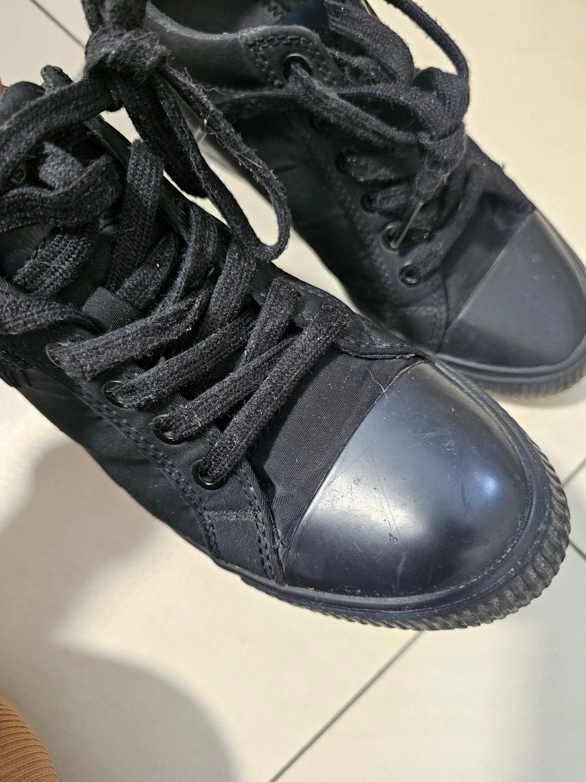 Calvin Klein Jeans zwarte sneakers met sleehak, Zwart, Ophalen of Verzenden, Sneakers of Gympen, Calvin Klein Jeans