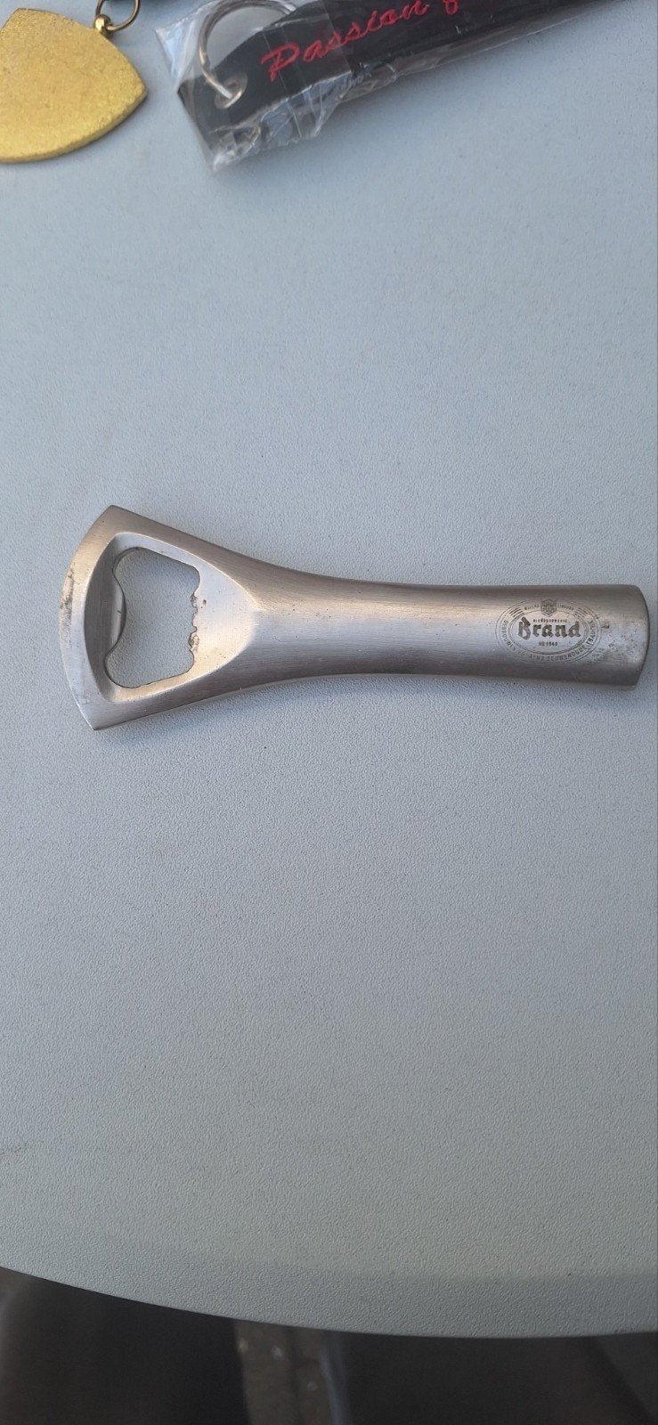 Brand bier opener (27926), Ophalen of Verzenden, Zo goed als nieuw, Flesopener, Brand