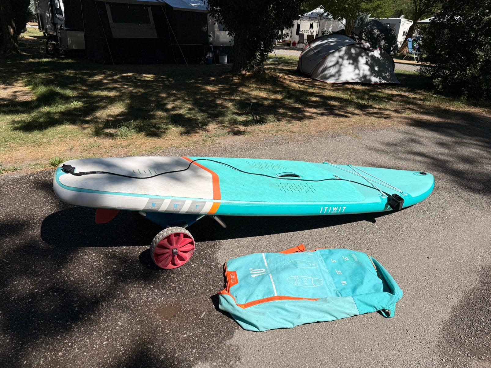 Itiwit sup paddleboard 10”. 305cm, Ophalen, Zo goed als nieuw, Eén persoon