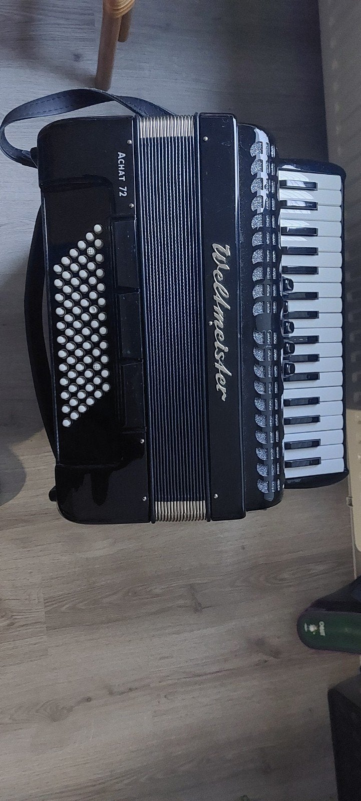Weltmeister Accordeon Achat 72 - Prima Conditie, Ophalen, 72-bas, Met koffer, Toetsaccordeon