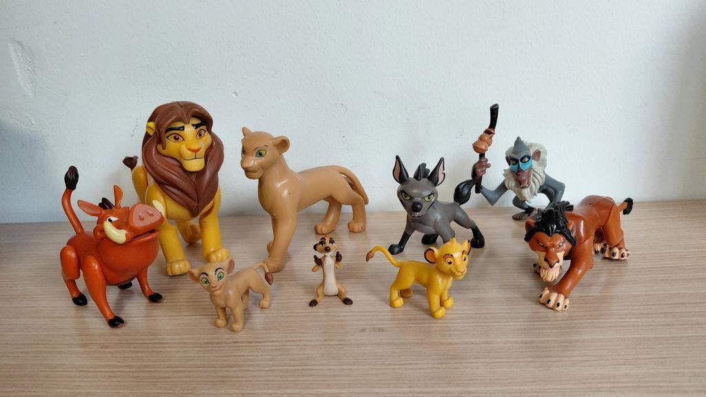 Lion king figuren set Disney, Ophalen of Verzenden, Zo goed als nieuw