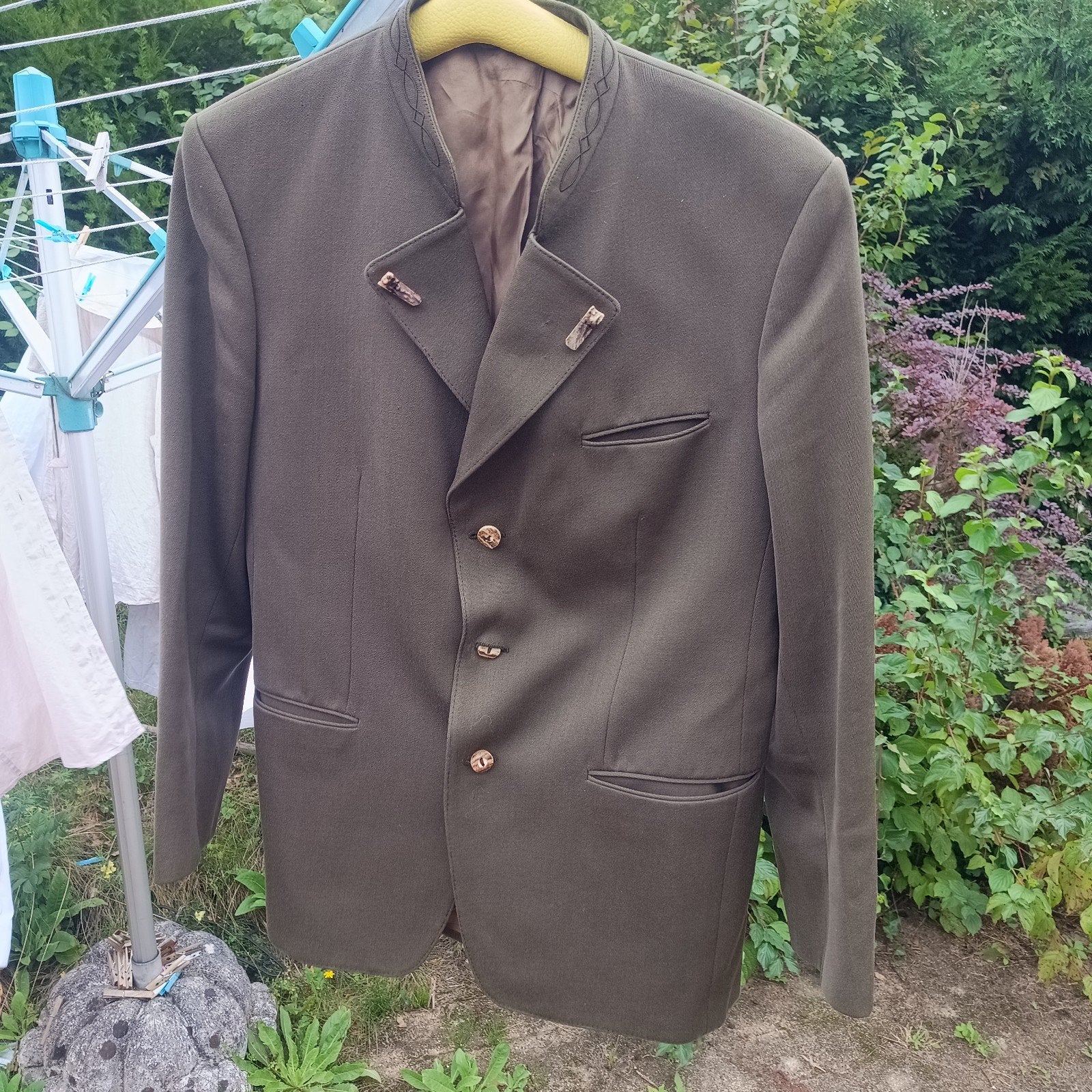 Tiroler 48 trachten janker wol vintage Oktoberfest, Ophalen of Verzenden, Gedragen, Maat 48/50 (M)