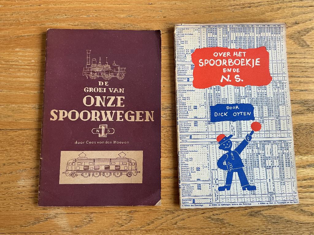 NS boekjes twee stuks, Verzenden, Zo goed als nieuw, Trein, Boek of Tijdschrift