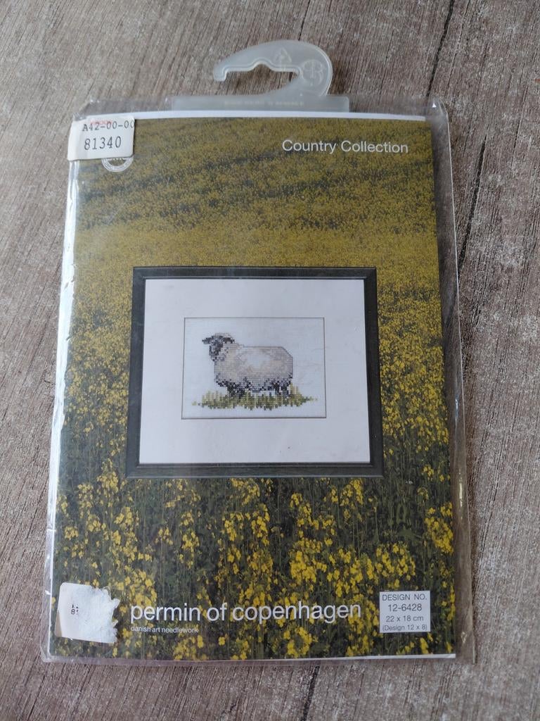 Permin of Copenhagen borduurpakket schaap, Ophalen of Verzenden, Nieuw, Borduurpakket