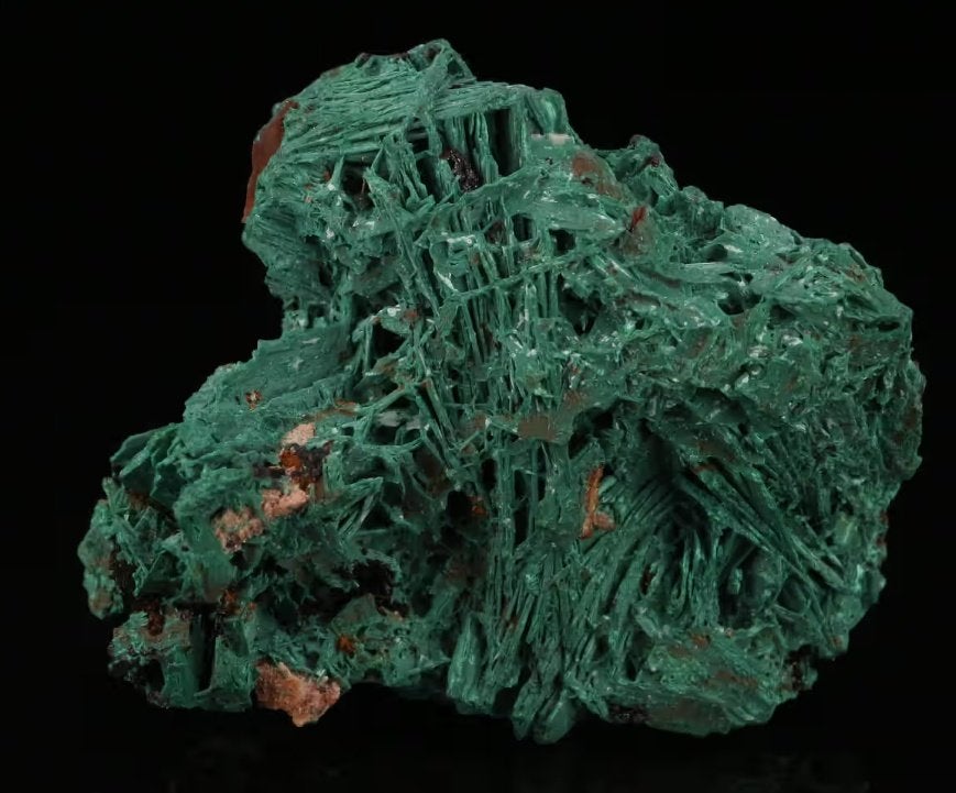 **TOP** Pseudo MALACHIET na BARIET uit DR.Congo., Ophalen of Verzenden, Mineraal