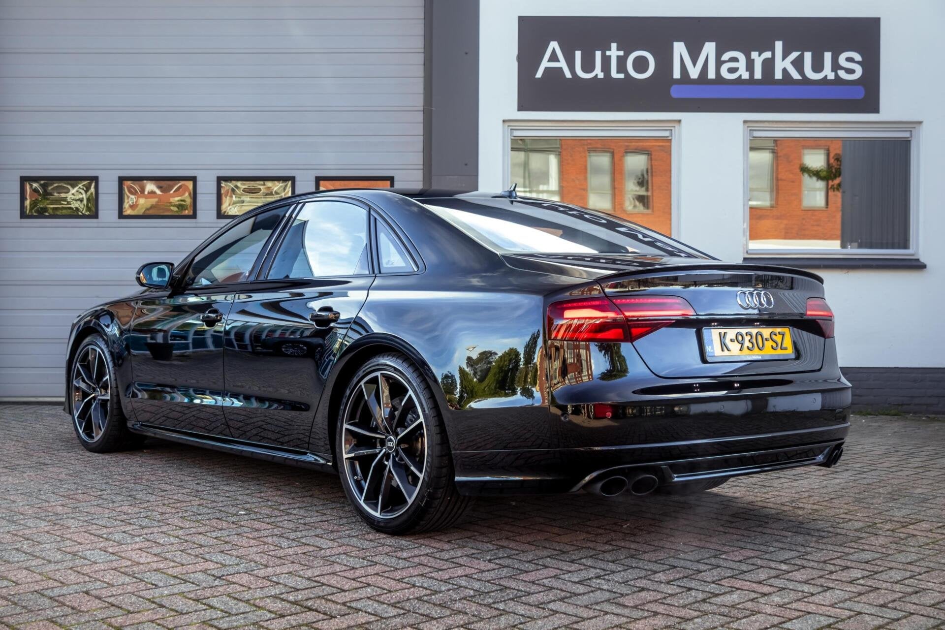 Audi S8 4.0 TFSI S8 plus|Keramisch|B&O|Matrix|Softclose|Nigh, Auto's, Automaat, Gebruikt, Adaptive Cruise Control, Zwart