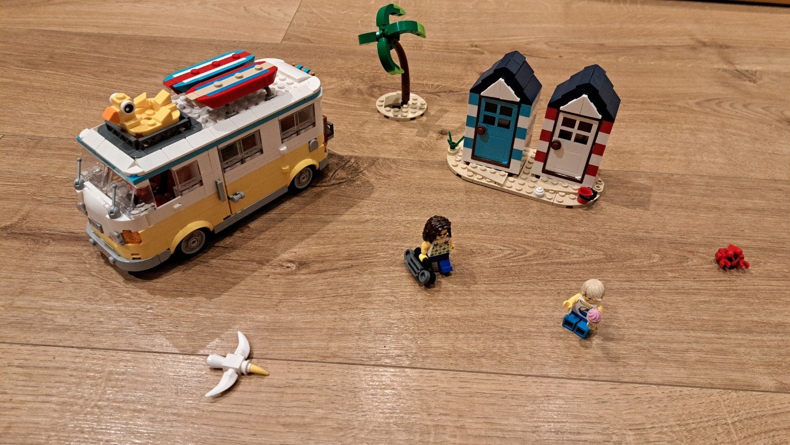 Lego 31138 camper strand set 3 in 1, Inclusief instructies, Lego, Ophalen of Verzenden, Zo goed als nieuw