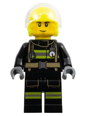 LEGO City cty1739 Fire - Male, Helicopter Pilot, Black