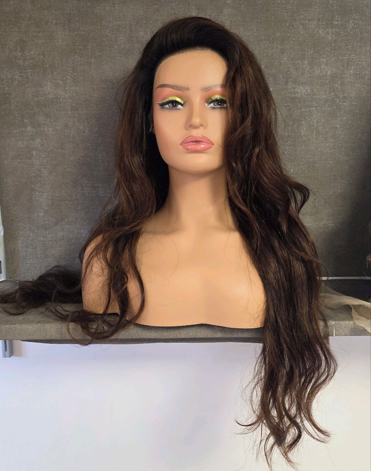 lace wig echt haar, Ophalen of Verzenden, Nieuw, Pruik of Haarverlenging