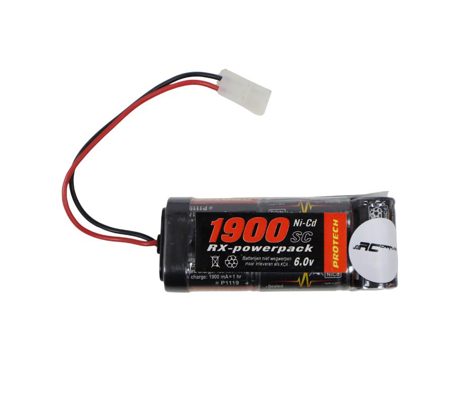 Protech 1900mah RX powerpack 6V, Ophalen of Verzenden, Gebruikt, Overige schalen, Onderdeel