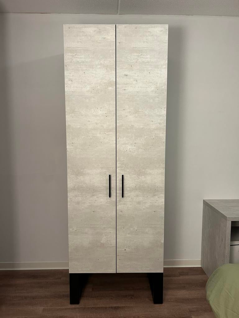 kledingkast – 230x80x55 cm, Ophalen, Met deur(en), 200 cm of meer, 50 tot 100 cm