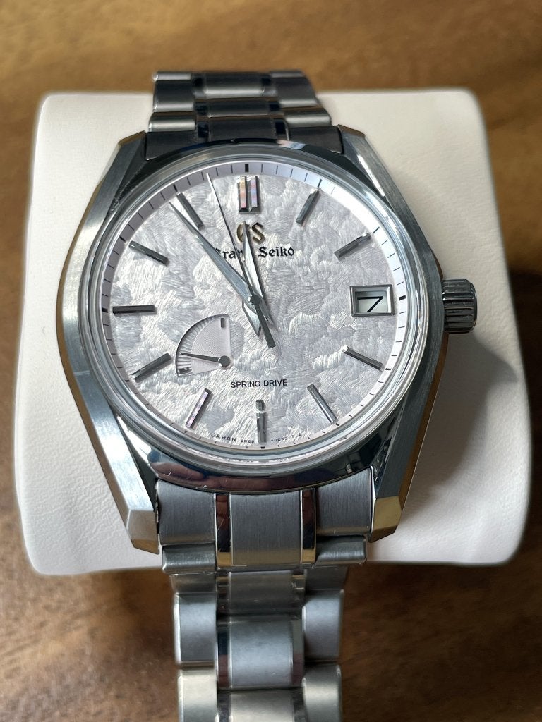 Grand Seiko SBGA413G Shunbun “Cherry Blossom” Titanium, Sieraden, Tassen en Uiterlijk, Horloges | Heren, Ophalen, Polshorloge
