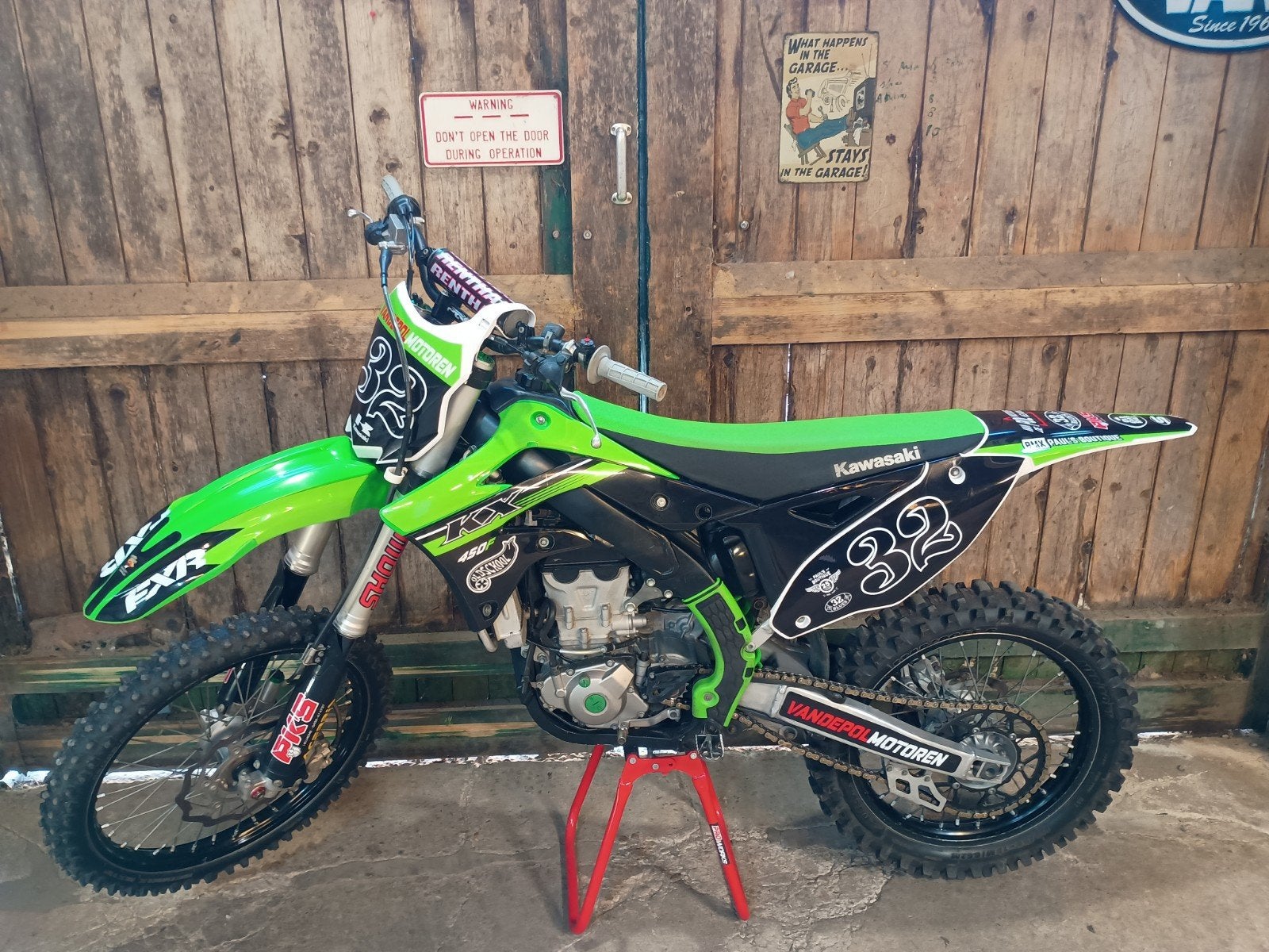 Kawasaki Kx450f (nieuwstaat), Fietsen en Brommers, Brommers | Crossbrommers, Nieuw, Ophalen, 450 cc, Overige merken