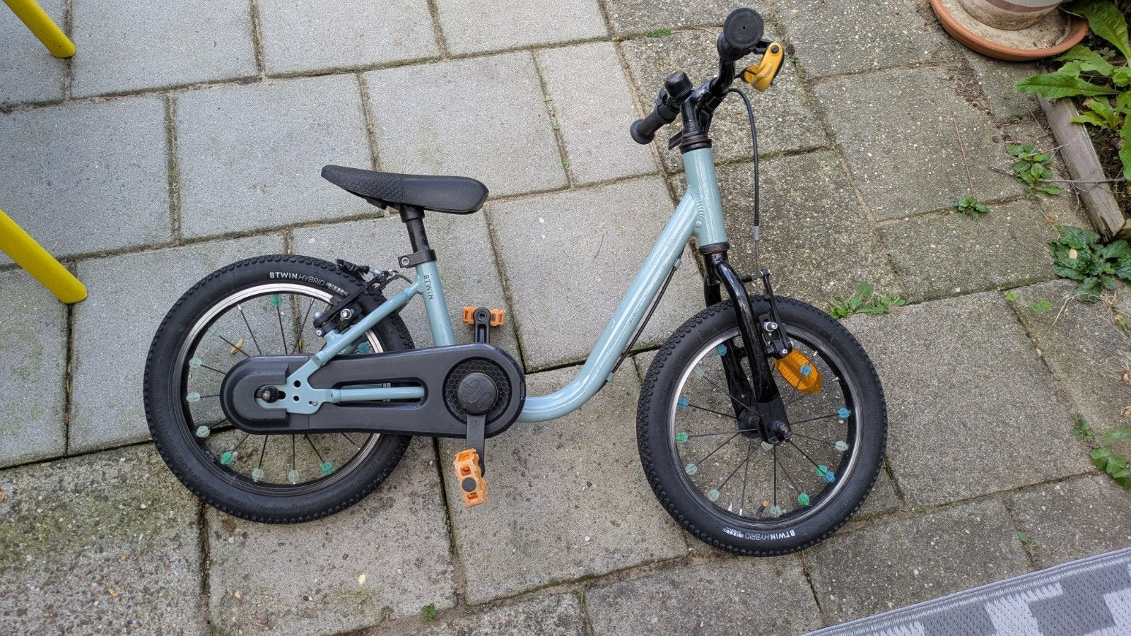 Decathlon Btwin Hybrid 14 inch kinderfiets loopfiets, Ophalen, Gebruikt, Minder dan 16 inch, Btwin Decathlon