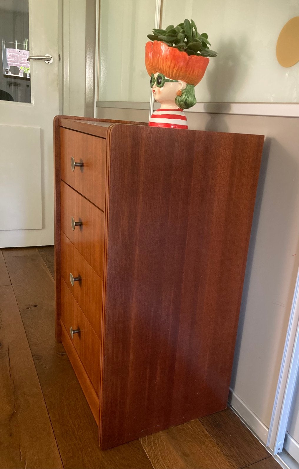 Foto 3 van 🌻 Vintage retro teak ladenkastje kast sideboard
