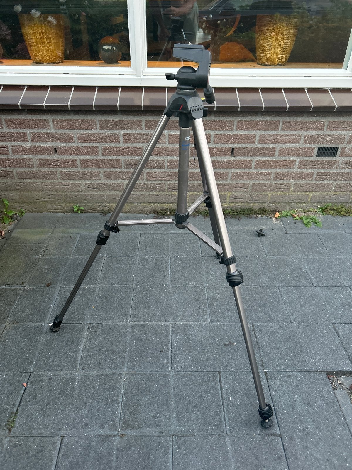 Vanguard VT-508 Statief, Ophalen, Gebruikt, Met waterpas, Driepoot
