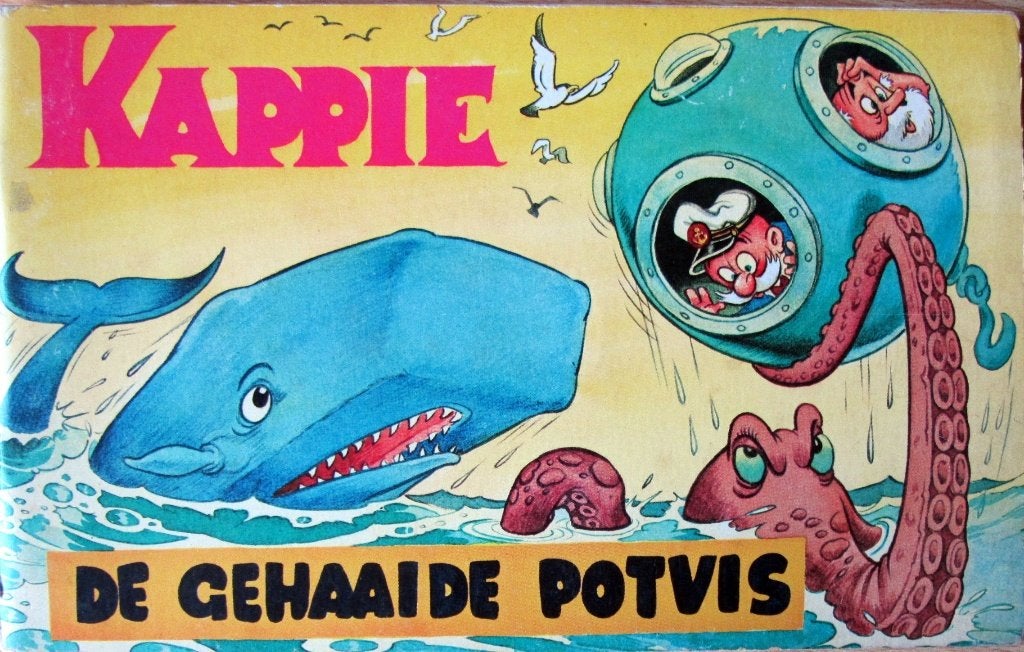 Marten Toonder     	Kappie De Gehaaide Potvis, Marten Toonder, Eén stripboek, Ophalen of Verzenden, Zo goed als nieuw