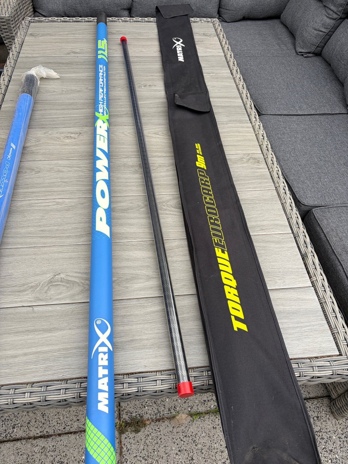 Matrix Power High Performance Vaste Hengel 11,5m, Ophalen, Zo goed als nieuw, Vaste hengel