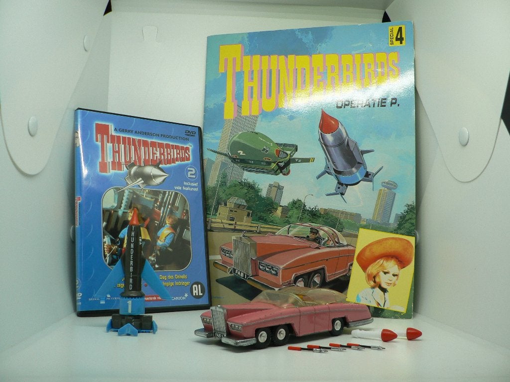 Attributen die herinneren aan TV-serie Thunderbirds, Ophalen of Verzenden, Zo goed als nieuw, Tv, Overige typen