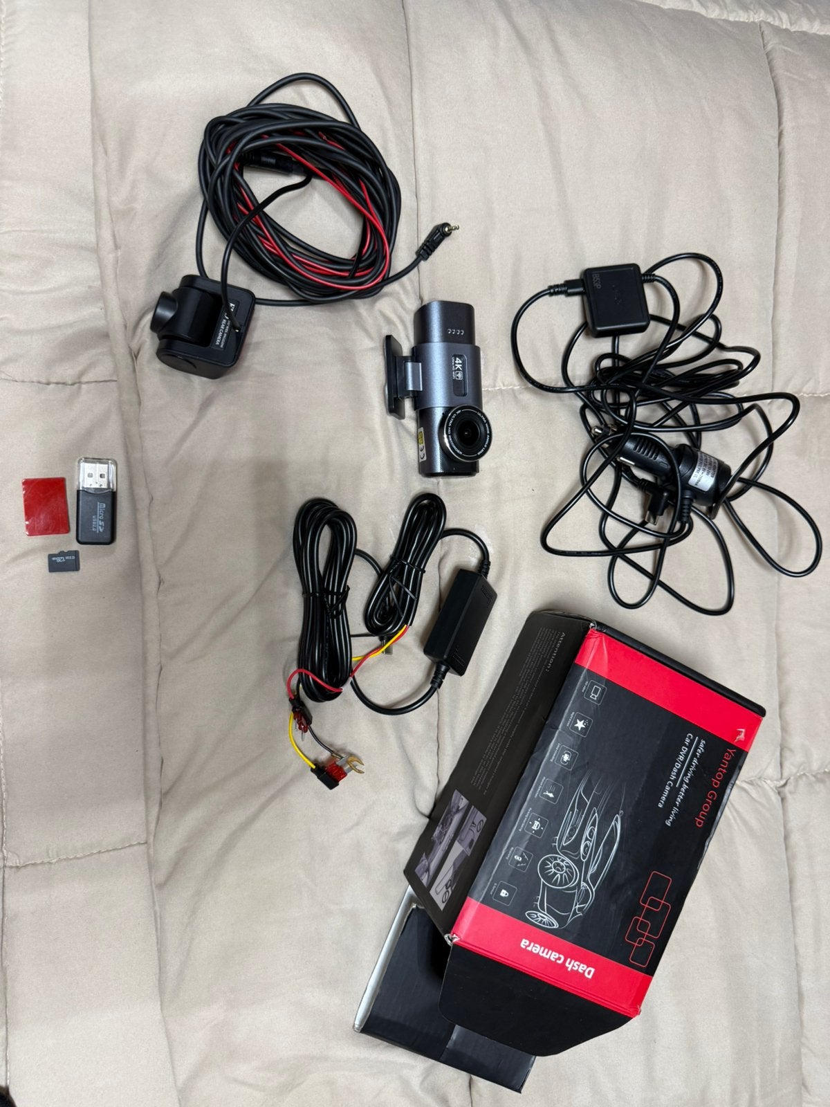 Dashcam nieuw met parkeer opname, 128gb sd kaart en usb, Ophalen of Verzenden, Nieuw