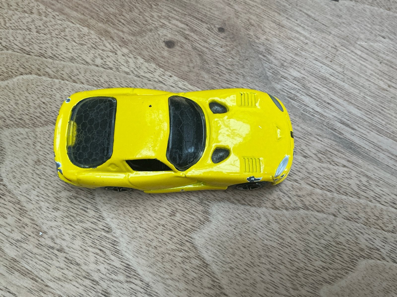 Gele Matchbox Dodge Viper GTS uit 1996 - Speelgoedauto, Ophalen of Verzenden, Gebruikt
