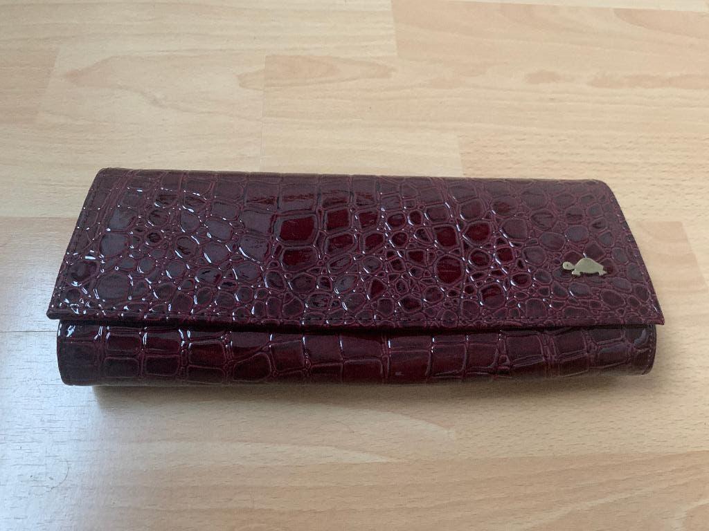 Carpisa wijnrood clutch, Ophalen of Verzenden, Zo goed als nieuw, Rood, Avondtasje