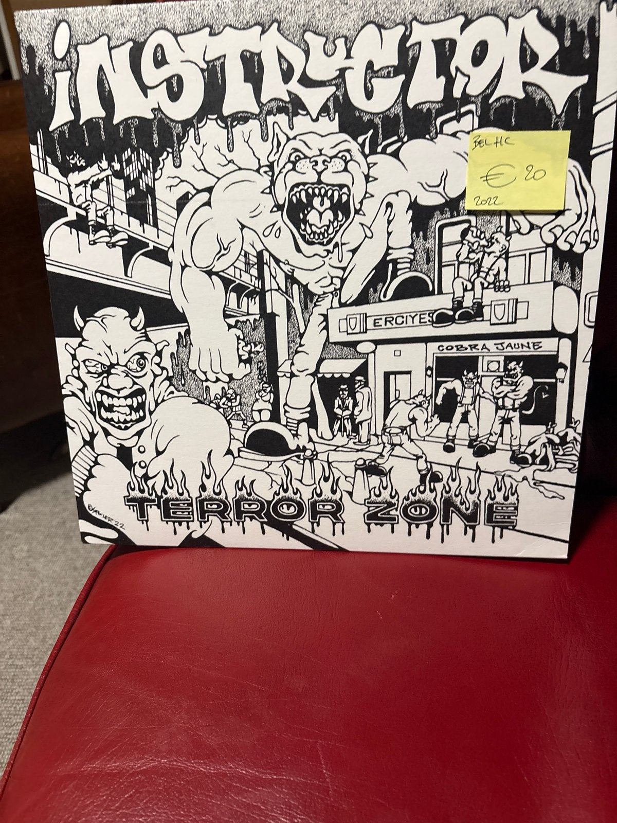 Instructor - Terror Zone Vinyl LP (Hardcore Punk), Cd's en Dvd's, Vinyl | Rock, Zo goed als nieuw, Overige genres, 12 inch, Verzenden