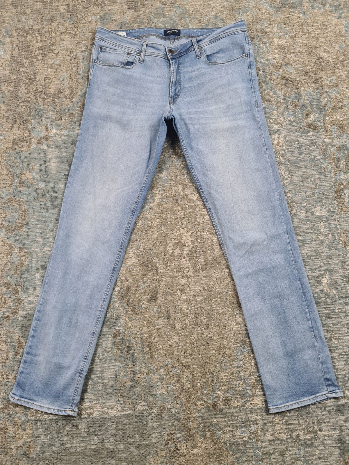 Jack & Jones Clark W36 L38 Straight STRETCH Bronno3638 Blauw, Kleding | Heren, Spijkerbroeken en Jeans, W36 - W38 (confectie 52/54)