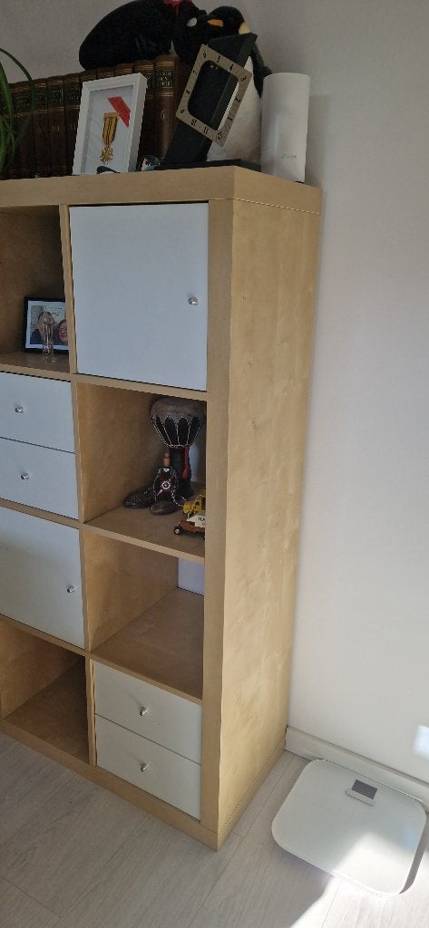 IKEA Kallax Kast met Lades en Deuren - Zo goed als nieuw, Ophalen, Met deur(en), Modern, Functioneel, 150 tot 200 cm