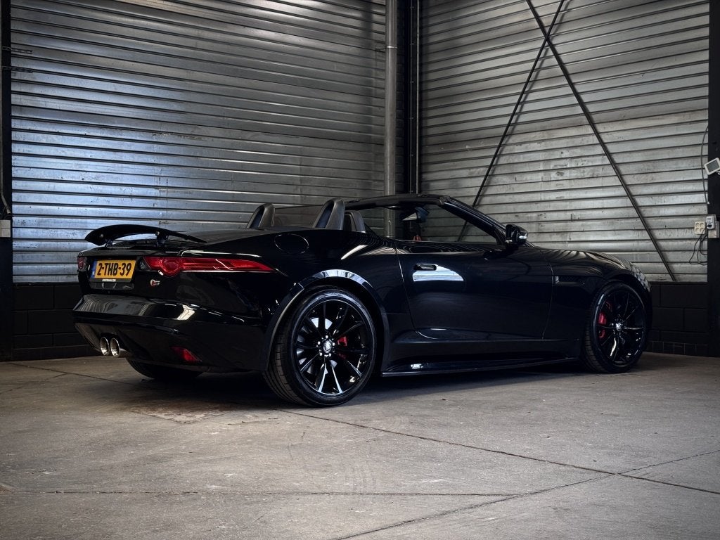 Jaguar F-Type Cabriolet S Sportuitlaat | Meridian | Memory |, Auto's, Jaguar, Automaat, Euro 5, Zwart, 2995 cc