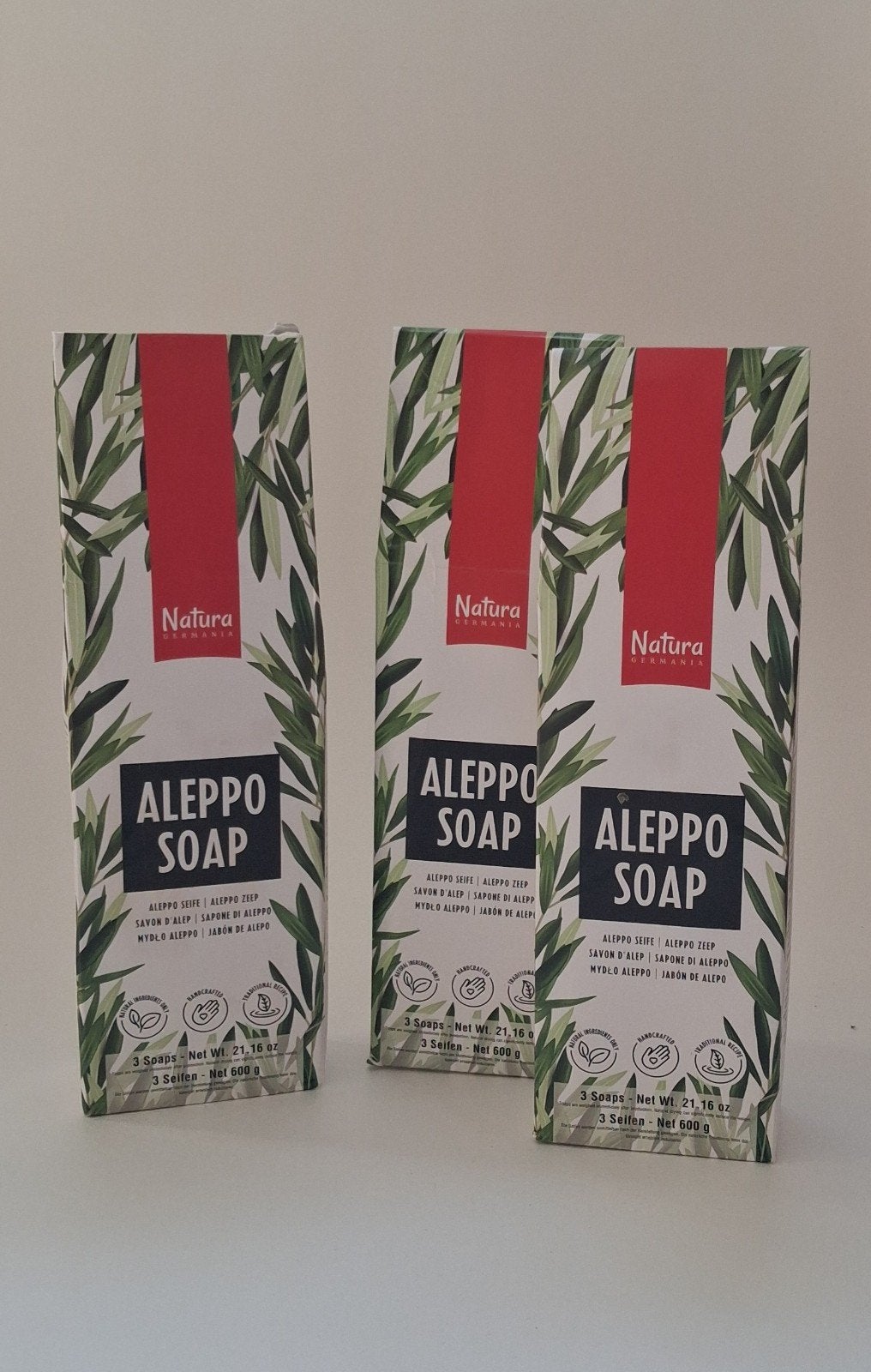 Aleppo Zeep + Sisal Zeepzakje - Natura Germania NIEUW, Ophalen of Verzenden, Nieuw, Bad & Douche