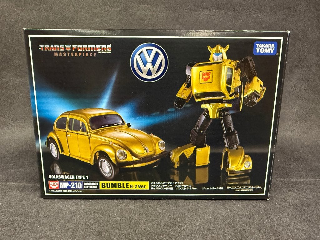 Transformers Takara MP-21G Bumblebee G2 Version MIB + Coin, Verzamelen, Transformers, G2, Ophalen of Verzenden, Zo goed als nieuw