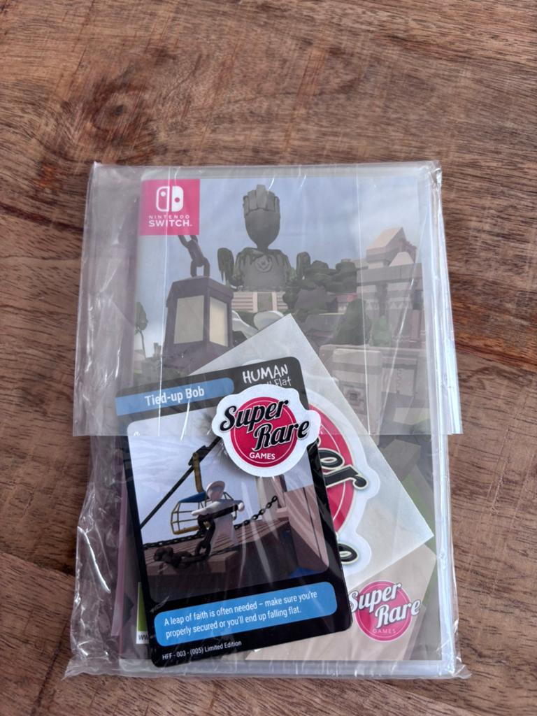 Super Rare Games Human Flat Fall ( Sealed ) Switch, Spelcomputers en Games, Games | Nintendo Switch, Ophalen of Verzenden, Zo goed als nieuw