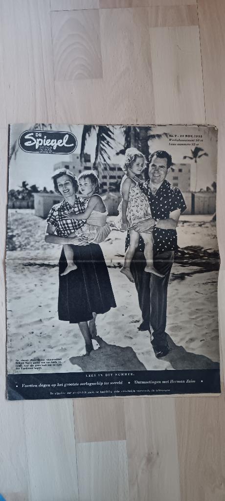 De spiegel, weekblad nr 9, 1952, Ophalen of Verzenden, Gelezen, Krant