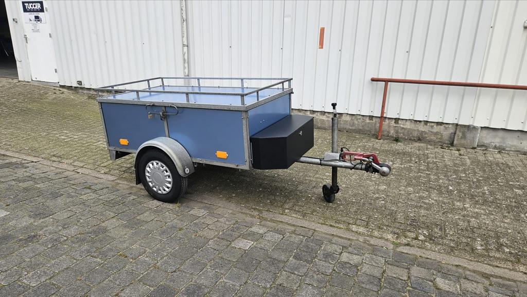 Aanhangwagen bagagewagen 190x100, disselbak, nieuwe banden, Auto diversen, Aanhangers en Bagagewagens, Ophalen, Gebruikt